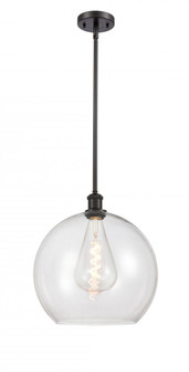 Athens - 1 Light - 14 inch - Oil Rubbed Bronze - Pendant (3442|516-1S-OB-G122-14-LED)