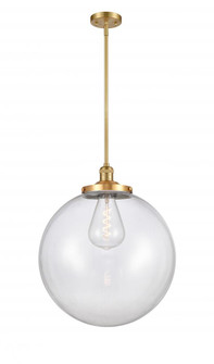 Beacon - 1 Light - 18 inch - Satin Gold - Stem Hung - Pendant (3442|201S-SG-G202-18)