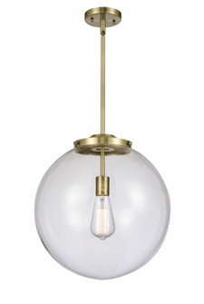 Beacon - 1 Light - 16 inch - Antique Brass - Stem Hung - Pendant (3442|221-1S-AB-G202-16)