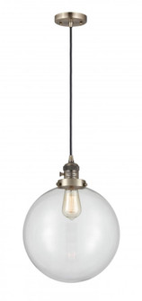 Beacon - 1 Light - 12 inch - Antique Brass - Cord hung - Mini Pendant (3442|201CSW-AB-G202-12)