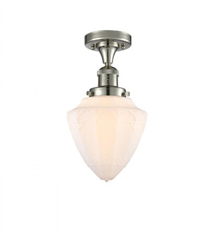 Bullet - 1 Light - 7 inch - Polished Nickel - Semi-Flush Mount (3442|517-1CH-PN-G661-7)