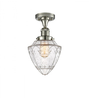 Bullet - 1 Light - 7 inch - Polished Nickel - Semi-Flush Mount (3442|517-1CH-PN-G664-7)