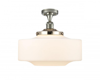 Bridgeton - 1 Light - 16 inch - Polished Nickel - Semi-Flush Mount (3442|517-1CH-PN-G691-16)