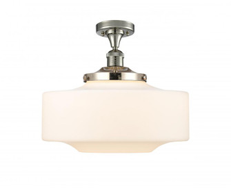 Bridgeton - 1 Light - 12 inch - Polished Nickel - Semi-Flush Mount (3442|517-1CH-PN-G691-16-LED)