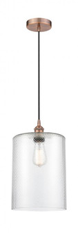 Cobbleskill - 1 Light - 9 inch - Antique Copper - Cord hung - Mini Pendant (3442|616-1P-AC-G112-L-LED)