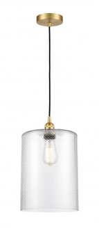 Cobbleskill - 1 Light - 9 inch - Satin Gold - Cord hung - Mini Pendant (3442|616-1P-SG-G112-L)
