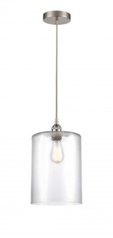 Cobbleskill - 1 Light - 9 inch - Brushed Satin Nickel - Cord hung - Mini Pendant (3442|616-1P-SN-G112-L-LED)