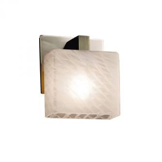 Modular 1-Light LED Wall Sconce (ADA) (254|FSN-8931-55-WEVE-NCKL-LED1-700)