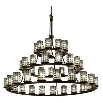 Dakota 45-Light 3-Tier Ring LED Chandelier (254|WGL-8714-10-GRCB-DBRZ-LED45-31500)