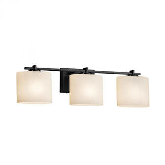 Era 3-Light Bath Bar (254|FSN-8443-30-OPAL-MBLK)