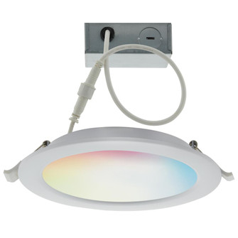 12 Watt; LED Direct Wire Downlight; 6 Inch; Tunable White and RGB; Round; Starfish IOT; 120 Volt; (27|S11280)