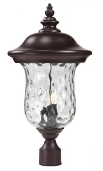 3 Light Outdoor Post Mount Fixture (276|533PHB-RBRZ)