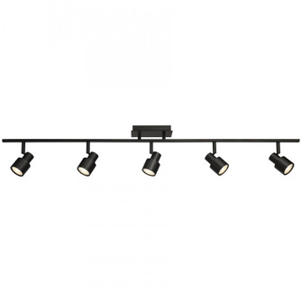 5 Light Adjustable LED Track (7|63075LEDDLP-MBL)