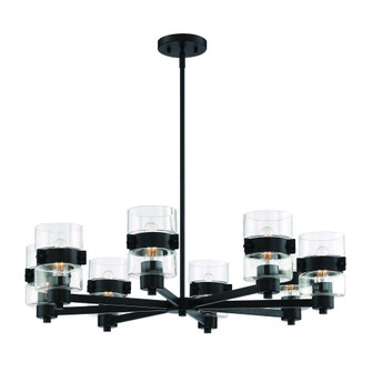 8 Light Chandelier (21|D222M-8CH-MB)