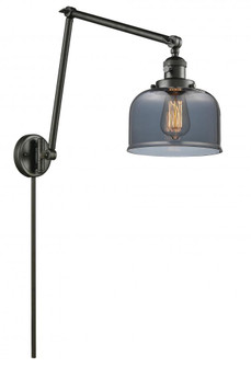 Bell - 1 Light - 8 inch - Oil Rubbed Bronze -Adjustable Swing Arm (3442|238-OB-G73-LED)