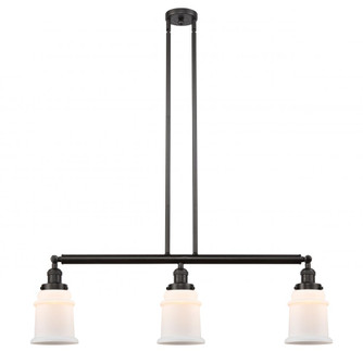 Canton - 3 Light - 39 inch - Oil Rubbed Bronze - Stem Hung - Adjustable Island Light (3442|213-OB-G181)