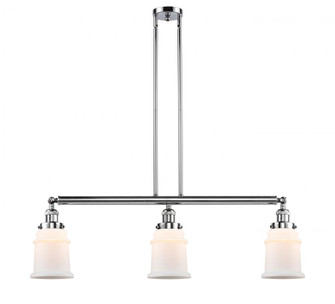 Canton - 3 Light - 39 inch - Polished Chrome - Stem Hung - Adjustable Island Light (3442|213-PC-G181-LED)
