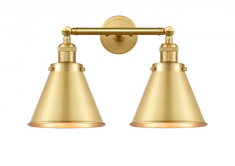 Appalachian - 2 Light - 18 inch - Satin Gold - Adjustable Bath Vanity Light (3442|208-SG-M13-SG)