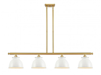 Adirondack - 4 Light - 48 inch - Satin Gold - Stem hung - Island Light (3442|516-4I-SG-M14-W)