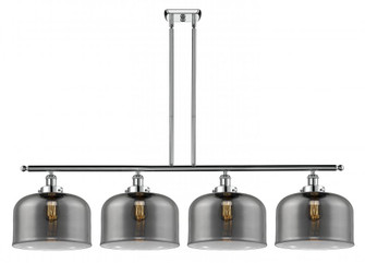 Bell - 4 Light - 48 inch - Polished Chrome - Stem Hung - Island Light (3442|916-4I-PC-G73-L)