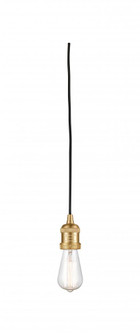 Bare Bulb - 1 Light - 2 inch - Satin Gold - Cord hung - Cord Set (3442|199-SG)