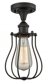 Muselet - 1 Light - 6 inch - Oil Rubbed Bronze - Semi-Flush Mount (3442|516-1C-OB-CE513-LED)