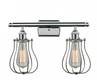 Muselet - 2 Light - 16 inch - Polished Chrome - Bath Vanity Light (3442|516-2W-PC-CE513-LED)