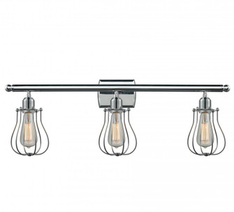Muselet - 3 Light - 26 inch - Polished Chrome - Bath Vanity Light (3442|516-3W-PC-CE513-LED)