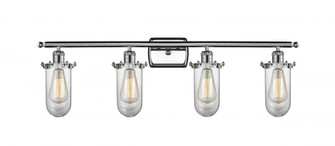 Kingsbury - 4 Light - 34 inch - Polished Chrome - Bath Vanity Light (3442|516-4W-PC-CE231-CL-LED)