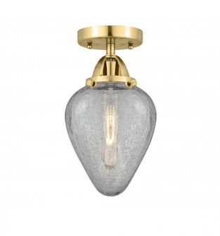 Geneseo - 1 Light - 7 inch - Satin Gold - Semi-Flush Mount (3442|288-1C-SG-G165)