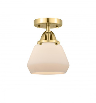 Fulton - 1 Light - 7 inch - Satin Gold - Semi-Flush Mount (3442|288-1C-SG-G171)