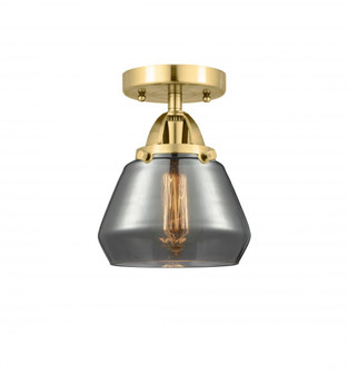 Fulton - 1 Light - 7 inch - Satin Gold - Semi-Flush Mount (3442|288-1C-SG-G173-LED)