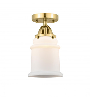 Canton - 1 Light - 6 inch - Satin Gold - Semi-Flush Mount (3442|288-1C-SG-G181-LED)