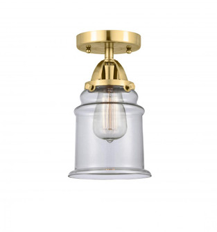 Canton - 1 Light - 6 inch - Satin Gold - Semi-Flush Mount (3442|288-1C-SG-G182)