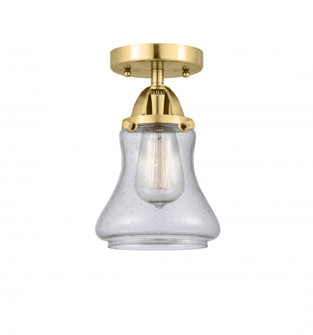 Bellmont - 1 Light - 6 inch - Satin Gold - Semi-Flush Mount (3442|288-1C-SG-G194)