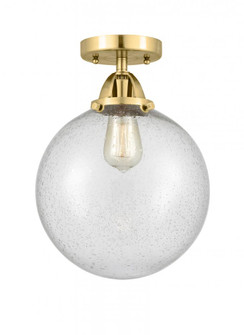 Beacon - 1 Light - 10 inch - Satin Gold - Semi-Flush Mount (3442|288-1C-SG-G204-10)