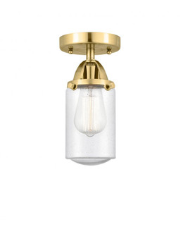 Dover - 1 Light - 5 inch - Satin Gold - Semi-Flush Mount (3442|288-1C-SG-G314-LED)