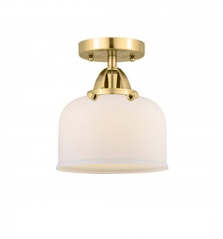 Bell - 1 Light - 8 inch - Satin Gold - Semi-Flush Mount (3442|288-1C-SG-G71-LED)