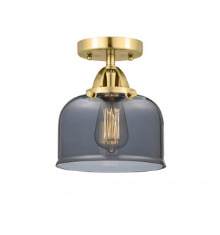 Bell - 1 Light - 8 inch - Satin Gold - Semi-Flush Mount (3442|288-1C-SG-G73)