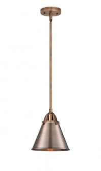 Appalachian - 1 Light - 8 inch - Antique Copper - Stem hung - Mini Pendant (3442|288-1S-AC-M13-AC-LED)
