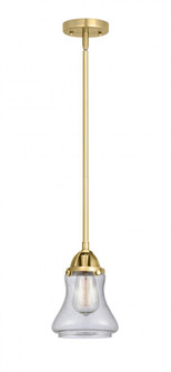 Bellmont - 1 Light - 6 inch - Satin Gold - Stem hung - Mini Pendant (3442|288-1S-SG-G194)