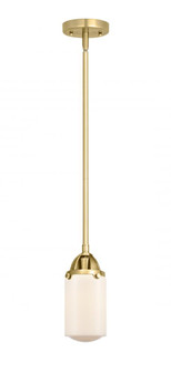 Dover - 1 Light - 5 inch - Satin Gold - Stem hung - Mini Pendant (3442|288-1S-SG-G311-LED)