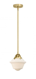 Oxford - 1 Light - 8 inch - Satin Gold - Stem hung - Mini Pendant (3442|288-1S-SG-G531)