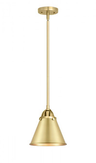 Appalachian - 1 Light - 8 inch - Satin Gold - Stem hung - Mini Pendant (3442|288-1S-SG-M13-SG-LED)