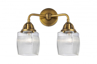 Colton - 2 Light - 14 inch - Brushed Brass - Bath Vanity Light (3442|288-2W-BB-G302-LED)