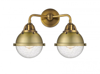 Hampden - 2 Light - 15 inch - Brushed Brass - Bath Vanity Light (3442|288-2W-BB-HFS-64-BB)