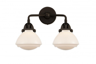 Olean - 2 Light - 15 inch - Oil Rubbed Bronze - Bath Vanity Light (3442|288-2W-OB-G321-LED)