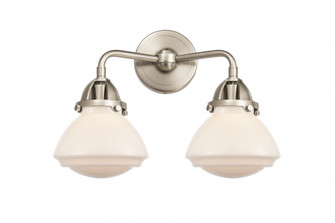Olean - 2 Light - 15 inch - Brushed Satin Nickel - Bath Vanity Light (3442|288-2W-SN-G321)