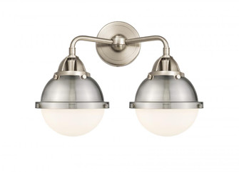 Hampden - 2 Light - 15 inch - Brushed Satin Nickel - Bath Vanity Light (3442|288-2W-SN-HFS-61-SN-LED)