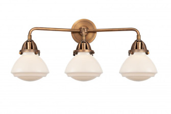 Olean - 3 Light - 25 inch - Antique Copper - Bath Vanity Light (3442|288-3W-AC-G321)